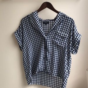 Flowy Gingham Top